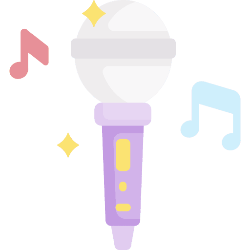 Karaoke singer sing technology icon Karaoke singer sing technology icon
