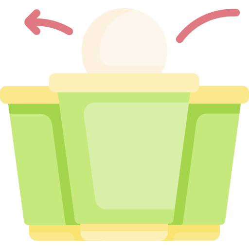 Beer pong party drink ball icon Beer pong party drink ball icon