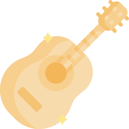 Guitar orchestra music music and multimedia icon Guitar orchestra music music and multimedia icon