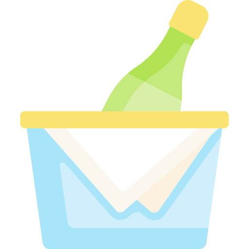 Ice bucket beverage bucket alcoholic drink icon Ice bucket beverage bucket alcoholic drink icon