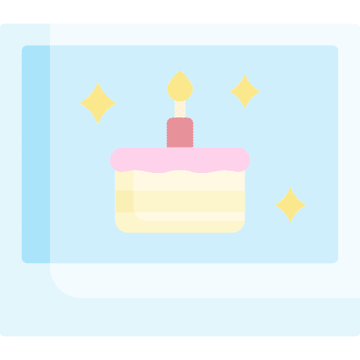 Picture birthday celebration photo icon Picture birthday celebration photo icon