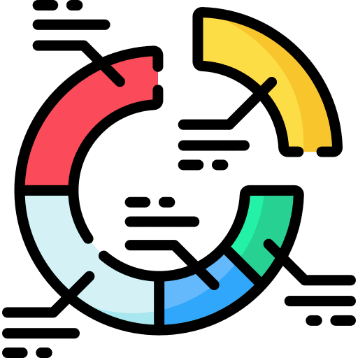 Pie chart pie chart business and finance statistics icon
