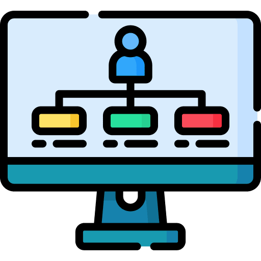 Hierarchy tasks order business icon Hierarchy tasks order business icon
