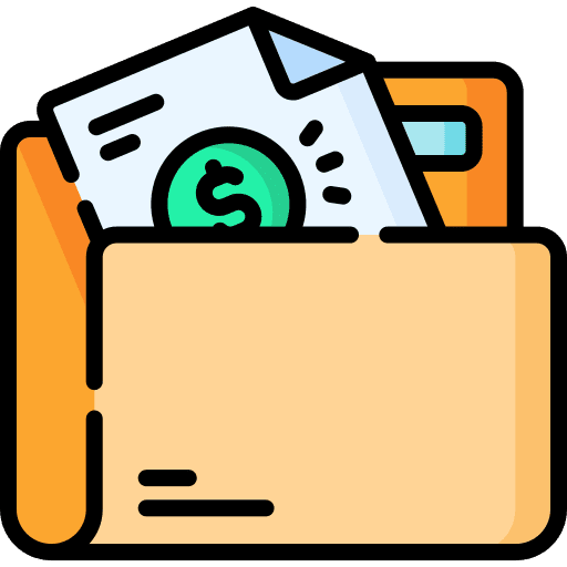 Folder folder financial pen icon Folder folder financial pen icon