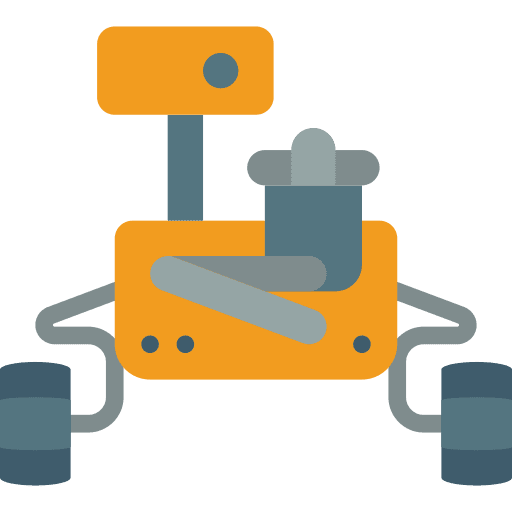 Mars rover mars rover robot space icon