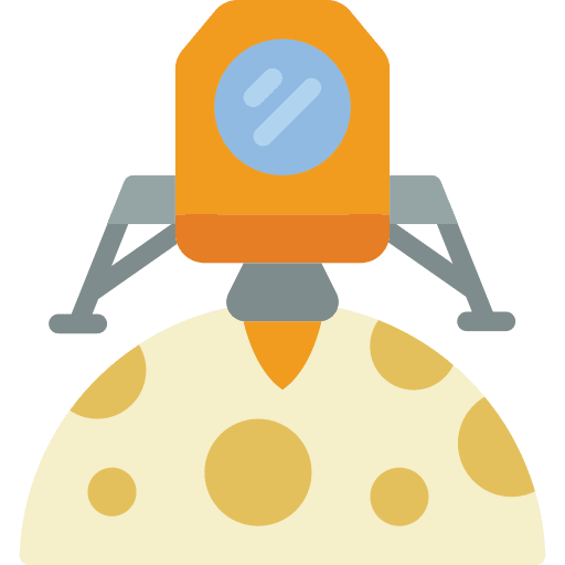 Lander science lander moon icon Lander science lander moon icon