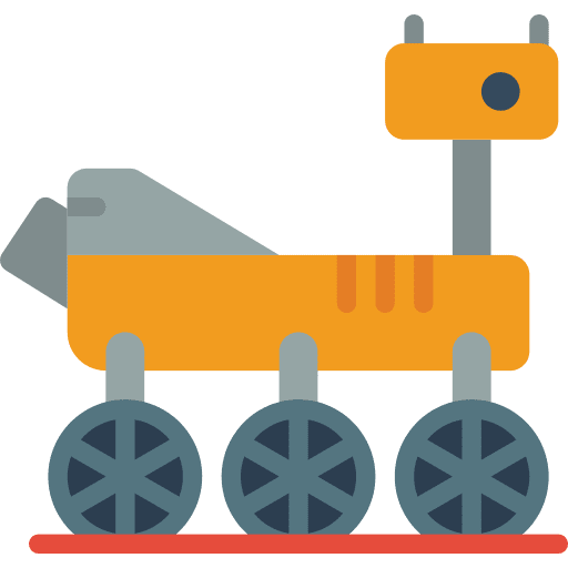 Mars rover exploration mars rover transportation icon Mars rover exploration mars rover transportation icon