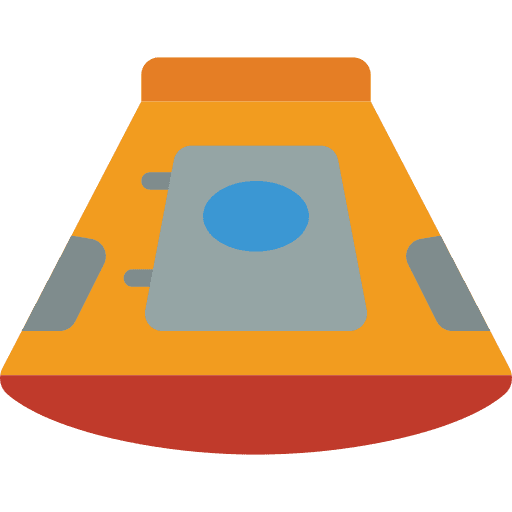 Module spacecraft mission starship icon Module spacecraft mission starship icon