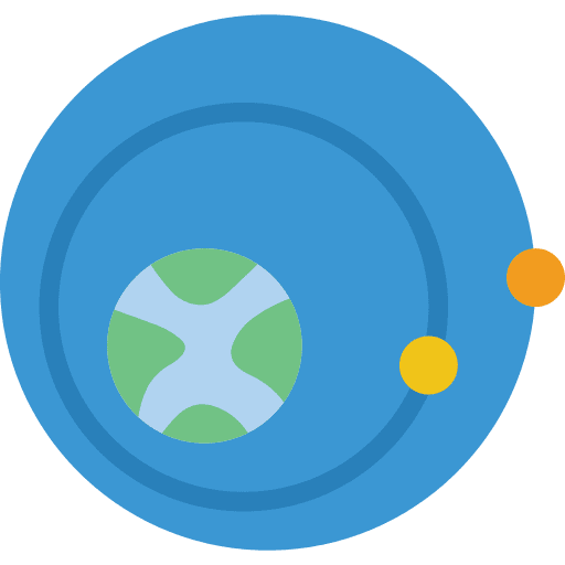 Orbit earth miscellaneous science icon Orbit earth miscellaneous science icon