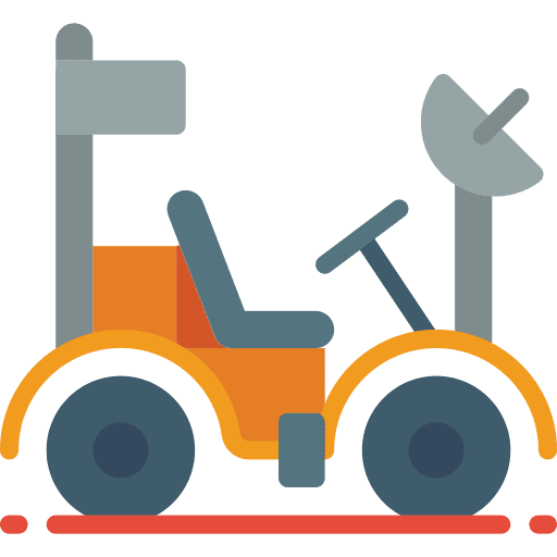 Buggy car transportation vehicle lunar icon Buggy car transportation vehicle lunar icon