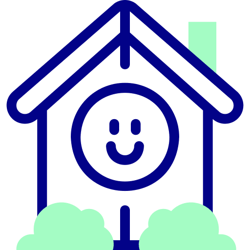 Home buildings smileys property icon