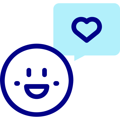 Love message discussion message smile icon Love message discussion message smile icon