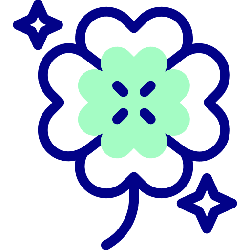 Clover cultures clover leaf good luck icon Clover cultures clover leaf good luck icon