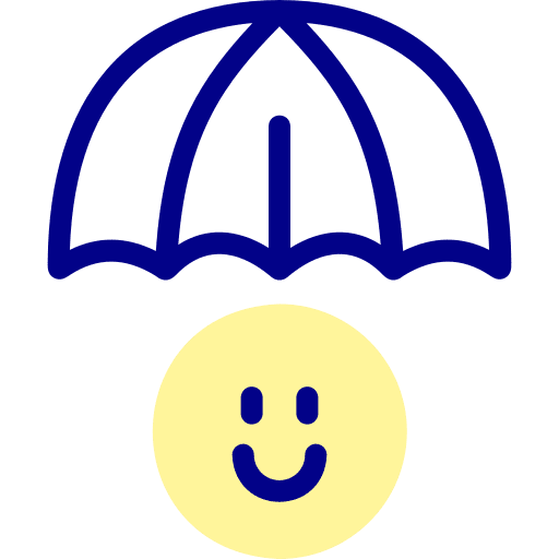 Happiness protection happiness user icon Happiness protection happiness user icon