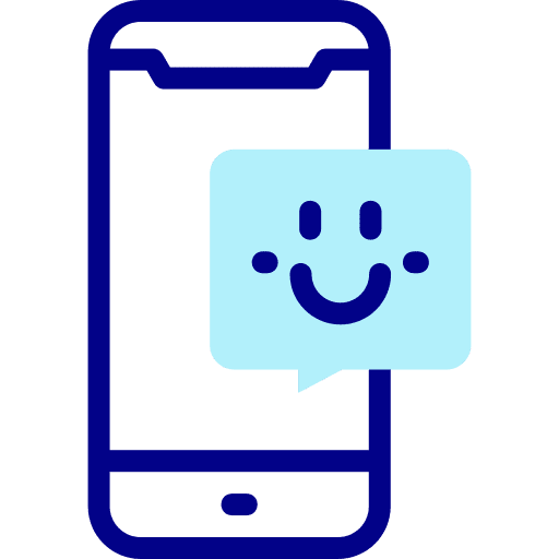 Speech bubble emoticon smartphone speech bubble icon Speech bubble emoticon smartphone speech bubble icon