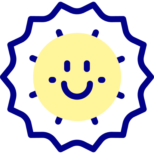 Sun emoji emoticon weather icon Sun emoji emoticon weather icon