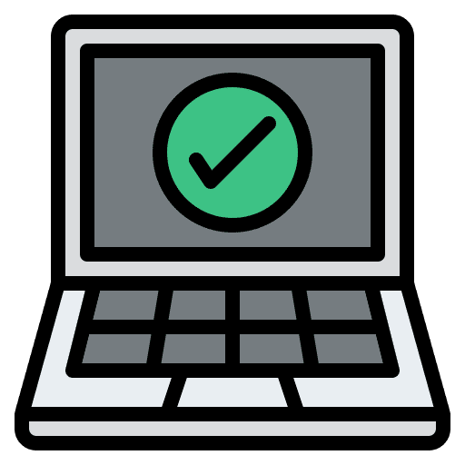 Completed task successful information system completed task icon Completed task successful information system completed task icon