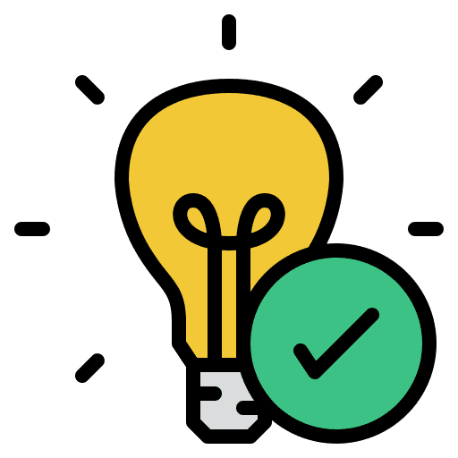 Successful problem solving electronics successful icon