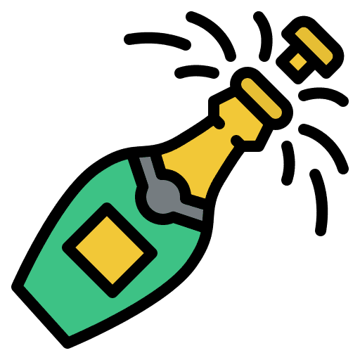 Champagne celebration champagne beverage icon Champagne celebration champagne beverage icon