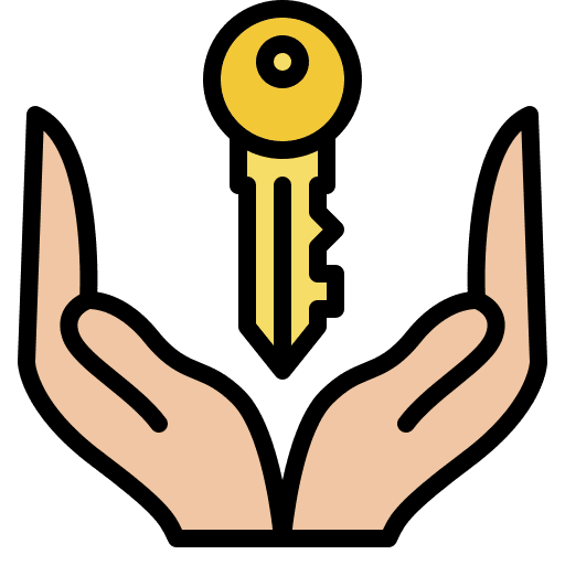 Secret saving key protection icon Secret saving key protection icon