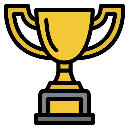 Trophy sports and competition reward winner icon Trophy sports and competition reward winner icon