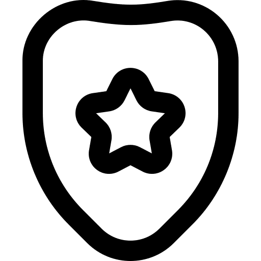 Shield prize award recognition icon