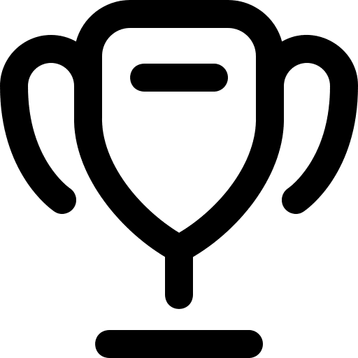 Trophy trophy best achievement icon