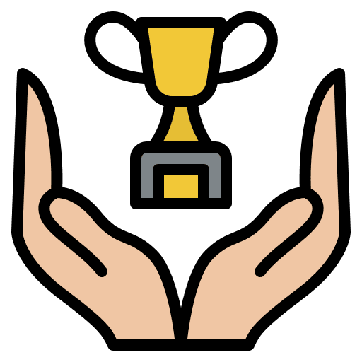 Win award trophy successful icon Win award trophy successful icon