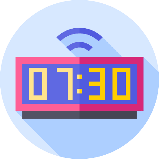 Alarm clock time and date morning alarm clock icon Alarm clock time and date morning alarm clock icon