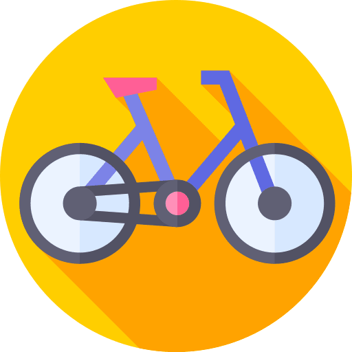 Bike exercise sport vehicle icon