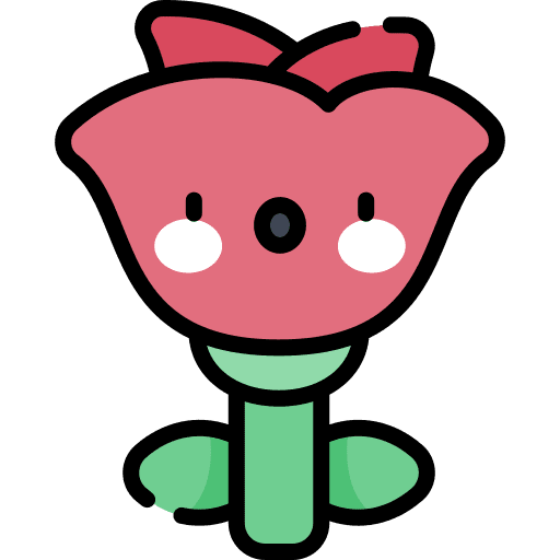 Rose plant garden nature icon Rose plant garden nature icon