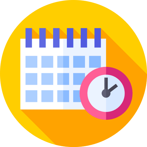 Schedule schedule time and date date icon