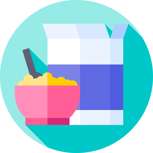 Cereal meal package nutrition icon Cereal meal package nutrition icon