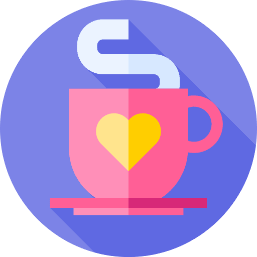Coffee cup cafe heart coffee breaks icon Coffee cup cafe heart coffee breaks icon