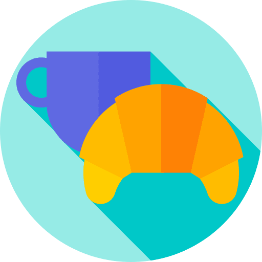 Croissant food and restaurant cup breakfast icon Croissant food and restaurant cup breakfast icon