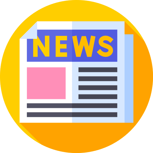 Newspaper communications read newspaper icon Newspaper communications read newspaper icon