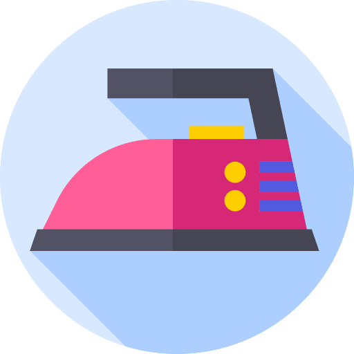 Iron laundry furniture and household ironing icon Iron laundry furniture and household ironing icon