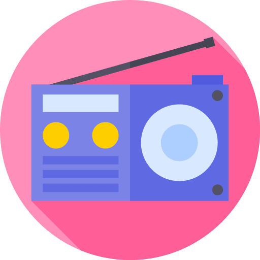 Radio radio antenna communications transistor icon Radio radio antenna communications transistor icon
