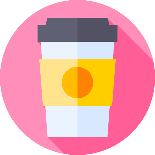 Take away coffee shop drink food and restaurant icon Take away coffee shop drink food and restaurant icon