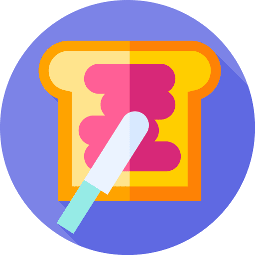 Toast breakfast bread food and restaurant icon Toast breakfast bread food and restaurant icon