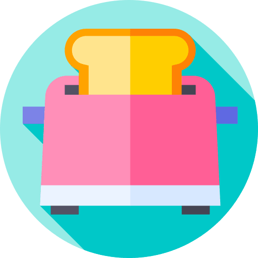 Toaster bread kitchenware breakfast icon Toaster bread kitchenware breakfast icon