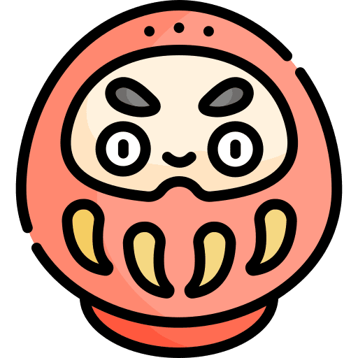 Daruma toys fortune cultures icon Daruma toys fortune cultures icon