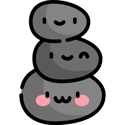 Stones stack treatment zen icon Stones stack treatment zen icon