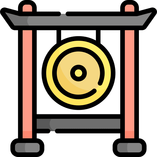 Gong orchestra music percussion instrument icon Gong orchestra music percussion instrument icon