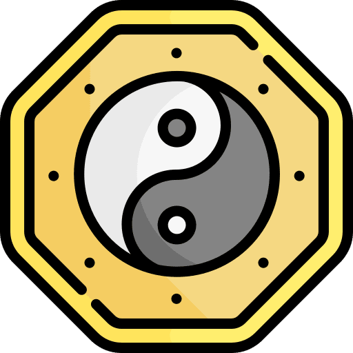 Yin yang spiritual balance faith icon Yin yang spiritual balance faith icon