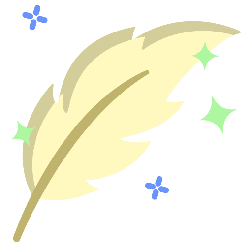 Quill sensitive feather pen quill icon