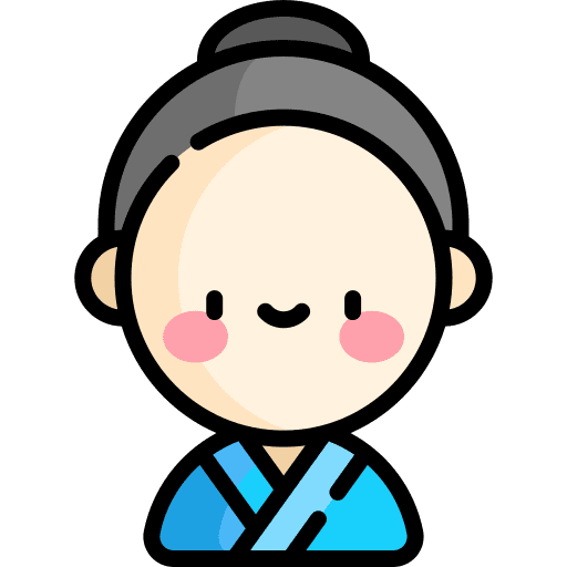 Samurai japanese avatar social icon Samurai japanese avatar social icon