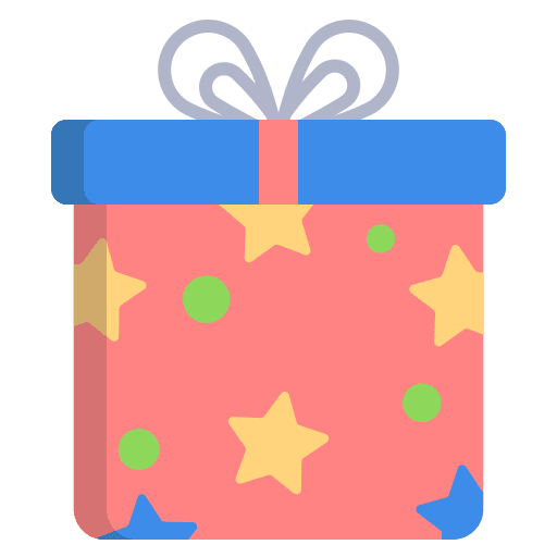 Gift box birthday and party surprise giftbox icon Gift box birthday and party surprise giftbox icon