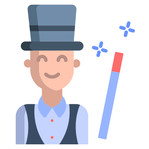 Magician entertainer showman avatar icon Magician entertainer showman avatar icon