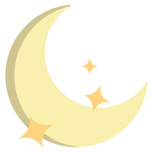 Moon crescent weather moon icon Moon crescent weather moon icon